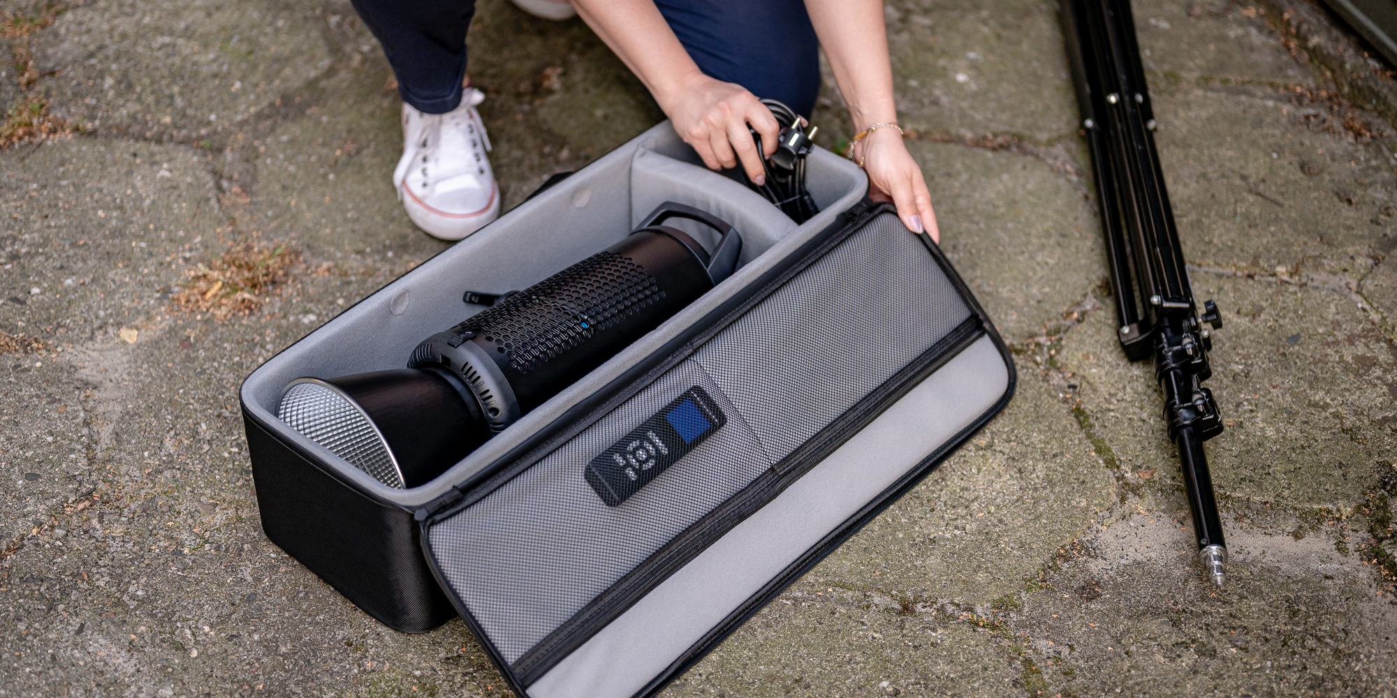 Torba transportowa Newell do lamp LED